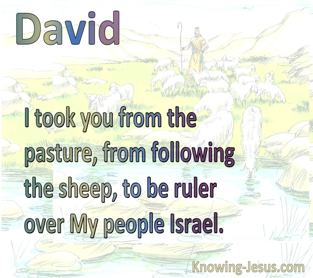 2 Samuel 7:8 Thus You Shall Say To My Servant David (white)